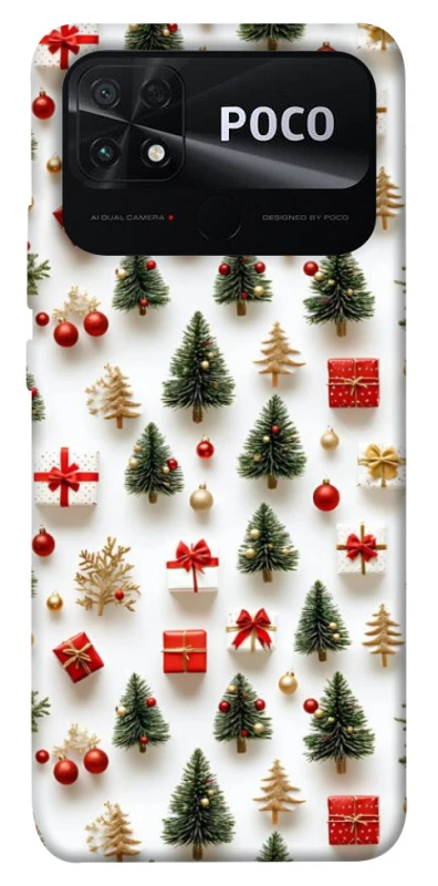Чохол на Xiaomi Poco C40 Christmas spirit ver.8 фото 1 з 1