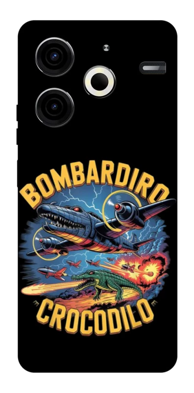 Чохол на TECNO Pova 6 Neo (LI6) Bombardino Crocodilo v2 фото 1 з 1