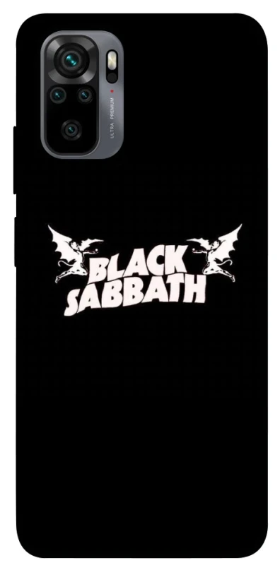 Чехол на Xiaomi Redmi Note 10 / Note 10s Black Sabbath logo ver.2 фото 1 из 1