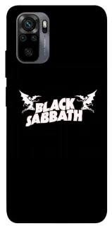 Чехол на Xiaomi Redmi Note 10 / Note 10s Black Sabbath logo ver.2 фото 1 из 1