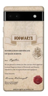 Чохол на Google Pixel 6a The Hogwarts acceptance letter фото 1 з 1