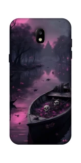 Чехол на Samsung Galaxy J5 (2017) Boat and flamingo фото 1 из 1