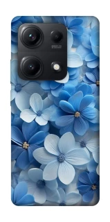 Чехол на Xiaomi Redmi Note 14S Синие цветы фото 1 из 1