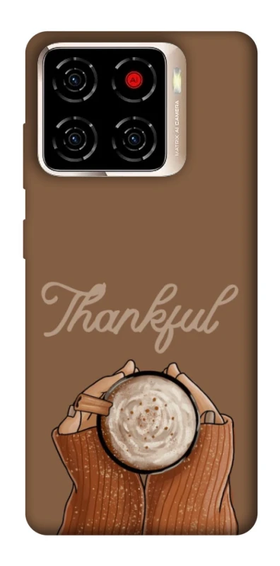 Чехол на ZTE Blade A56 Thankful coffee фото 1 из 1