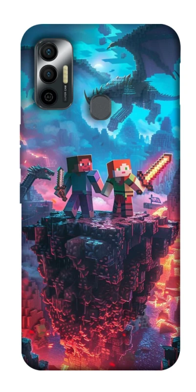 Чохол на TECNO Spark 7 Minecraft v3 фото 1 з 1
