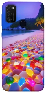 Чехол на Samsung Galaxy M30s / M21 Светящиеся камни на берегу фото 1 из 1