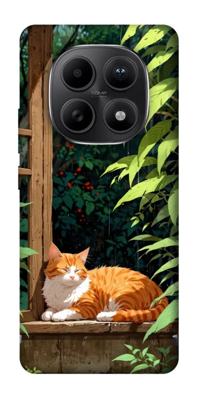 Чехол на Xiaomi Redmi Note 15 5G red cat фото 1 из 1