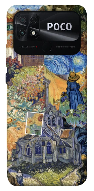 Чохол на Xiaomi Poco C40 Van Gogh collage фото 1 з 1