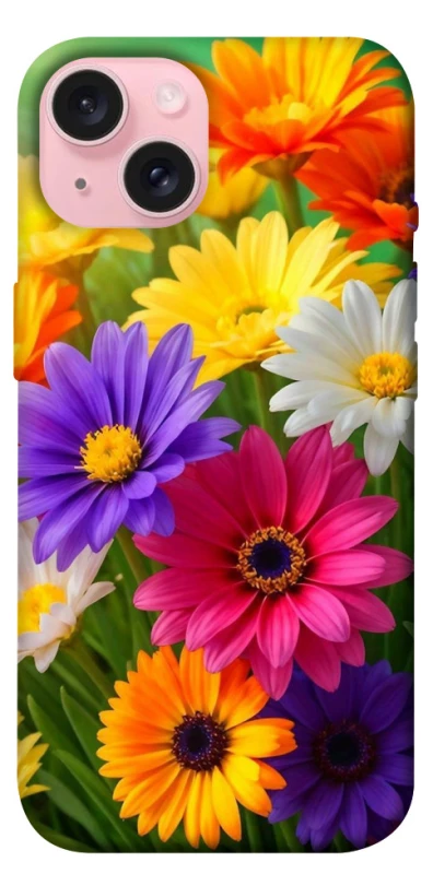 Чехол на Apple iPhone 15 (6.1") Flowers v32 фото 1 из 1