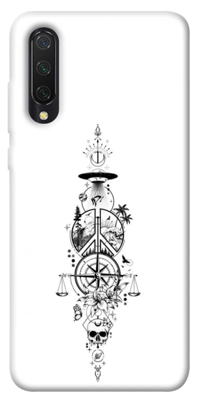 Чехол на Xiaomi Mi CC9 / Mi 9 Lite Tattoo ver.7 фото 1 из 1