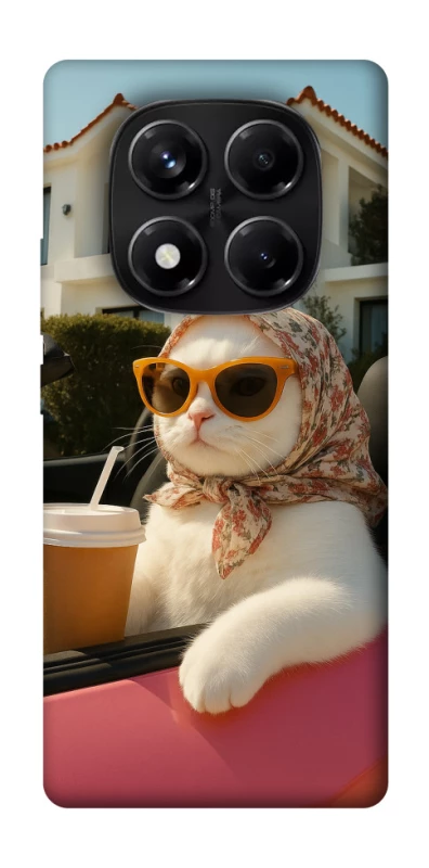 Чохол на Xiaomi Redmi Note 14 Pro 5G Stylish Cat Cruise фото 1 з 1