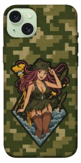 Чохол на Apple iPhone 15 Plus (6.7") Military Waifu фото 1 з 1