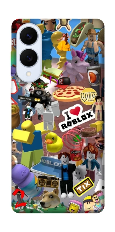 Чохол на Samsung Galaxy S25 Edge Roblox collage ver.5 фото 1 з 1