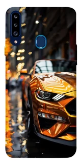 Чохол на Samsung Galaxy A20s Golden sports car фото 1 з 1