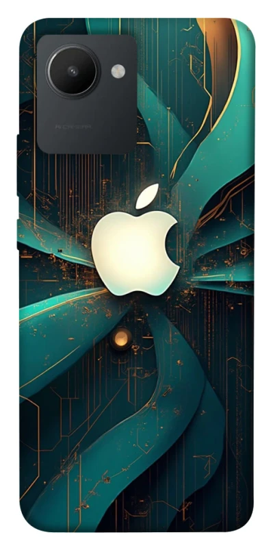 Чехол на Realme C30 Apple logo ver.4 фото 1 из 1