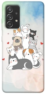 Чехол на Samsung Galaxy A52 4G / A52 5G Funny Pets ver.2 фото 1 из 1