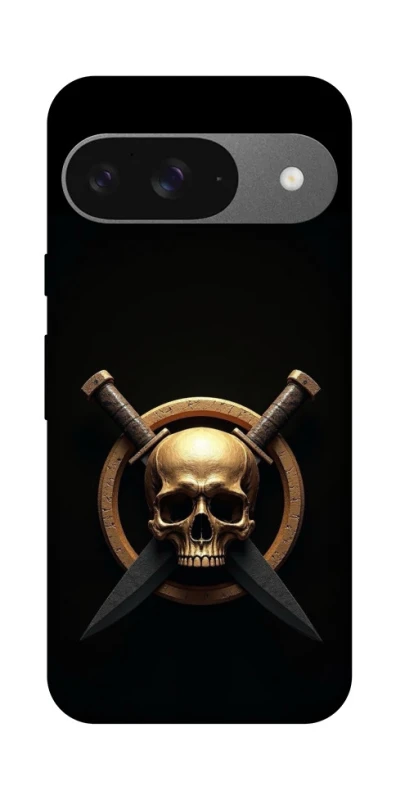 Чохол на Google Pixel 10 Golden Skull фото 1 з 1