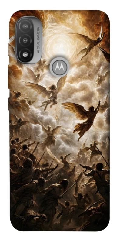 Чехол на Motorola Moto E20 angels фото 1 из 1