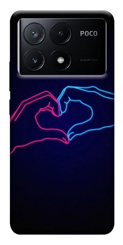 Чохол на Xiaomi Poco X6 Neon love фото 1 з 1