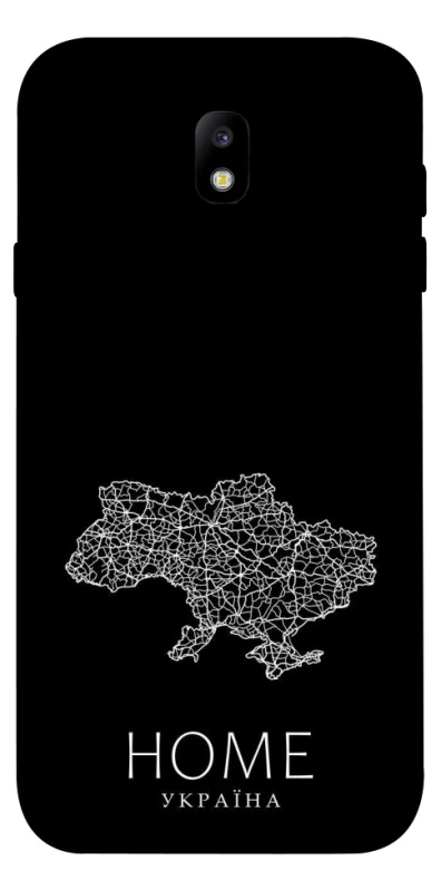 Чохол на Samsung J730 Galaxy J7 (2017) Ukraine black map фото 1 з 1