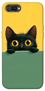 Чохол на Realme C2 Black cat v2 фото 1 з 1