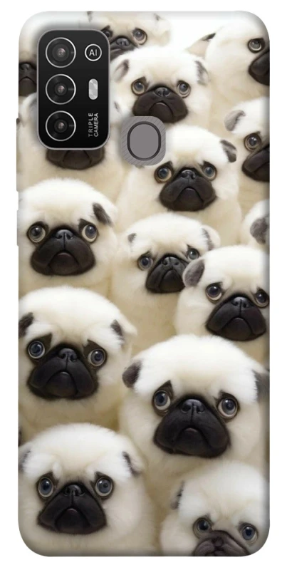 Чехол на ZTE Blade A52 Doggy Pug Love фото 1 из 1