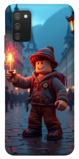 Чохол на Samsung Galaxy A02s Roblox Fire Logo Blue Flames фото 1 з 1