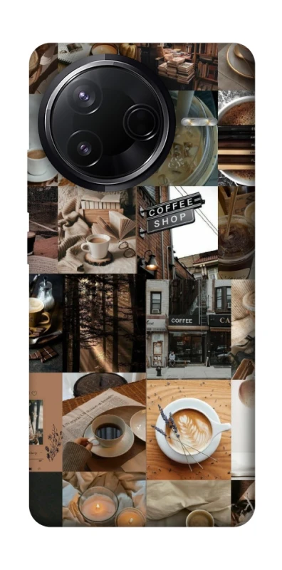 Чохол на Infinix Note 50 Pro Coffee collage ver.3 фото 1 з 1