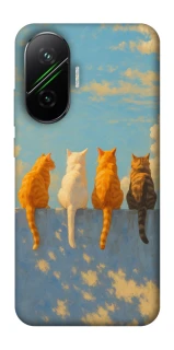 Чехол на Xiaomi Poco F7 cats on wall фото 1 Чехол на Xiaomi Poco F7 cats on wall фото 1 из 1