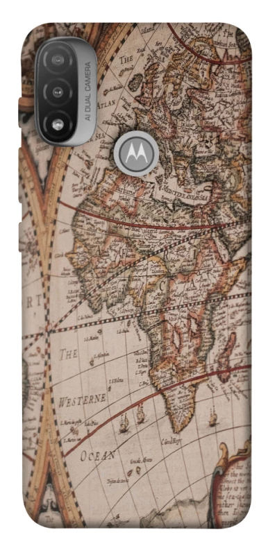 Чохол на Motorola Moto E20 Карта подорожей фото 1 з 1