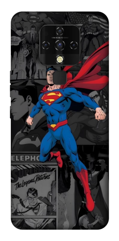 Чехол на TECNO Camon 16 SE superman comics фото 1 из 1