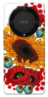 Чохол на Huawei Magic5 Lite Соняшники та маки фото 1 з 1