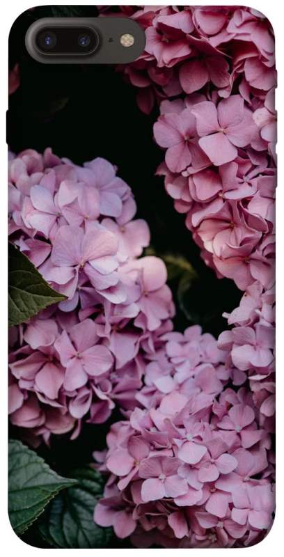 Чохол на Apple iPhone 7 plus / 8 plus Рожеві гартензії фото 1 з 1