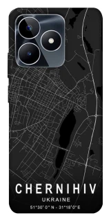 Чохол на Realme C53 Chernihiv map фото 1 з 1