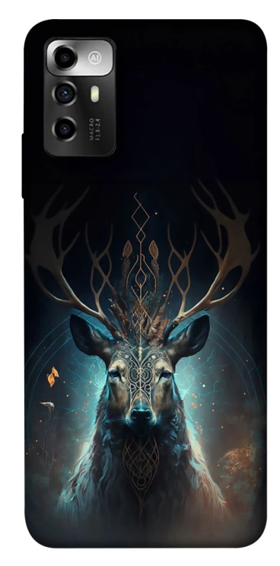 Чехол на ZTE Blade A72 Скандинавский олень v2 фото 1 из 1