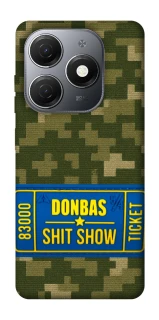 Чехол на TECNO Spark 20 Donbas ticket фото 1 из 1