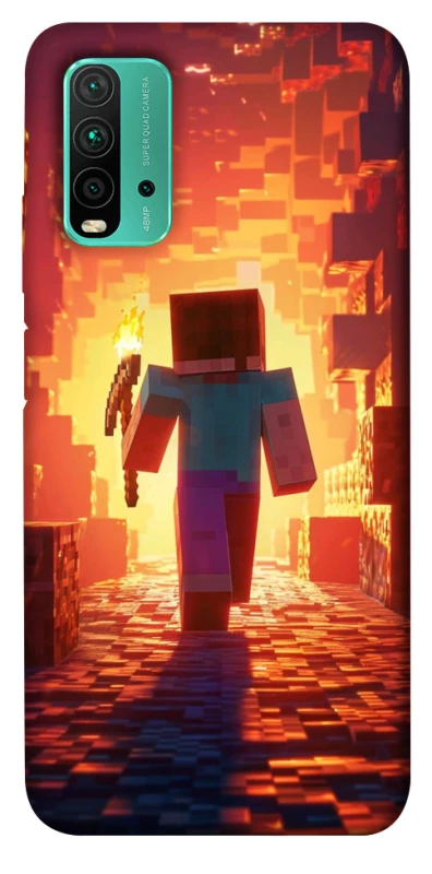 Чохол на Xiaomi Redmi Note 9 4G / Redmi 9 Power Minecraft adventure фото 1 з 1