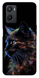 Чехол на Oppo A96 Черный кот фото 1 из 1