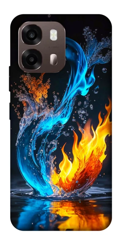 Чехол на Oppo A6 Water And Fire фото 1 из 2