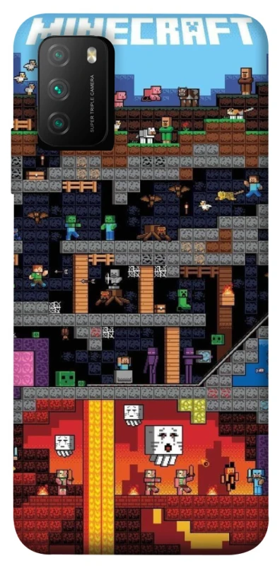 Чохол на Xiaomi Poco M3 Minecraft фото 1 з 1