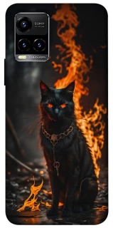 Чохол на Vivo Y21 / Y33s Вогняний кіт фото 1 з 1
