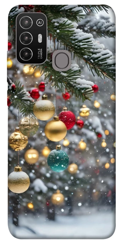 Чехол на ZTE Blade A52 Новогодний v48 фото 1 из 1