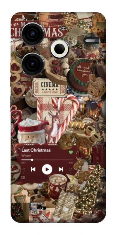 Чехол на TECNO Pova 6 Neo (LI6) Christmas spirit ver.4 фото 1 из 1