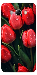 Чохол на Samsung J510F Galaxy J5 (2016) Червоні тюльпани фото 1 Чохол на Samsung J510F Galaxy J5 (2016) Червоні тюльпани фото 1 з 1