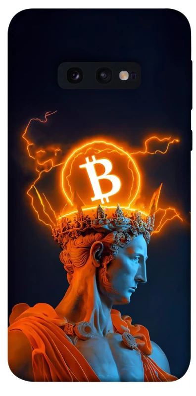 Чехол на Samsung Galaxy S10e Bitcoin God фото 1 из 1