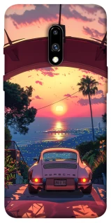 Чехол на OnePlus 7 Porsche at sunset фото 1 из 1