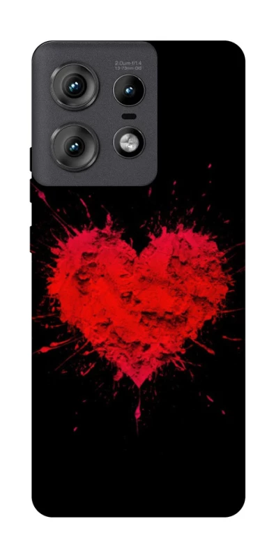 Чехол на Motorola Edge 50 Pro Splash heart фото 1 из 1