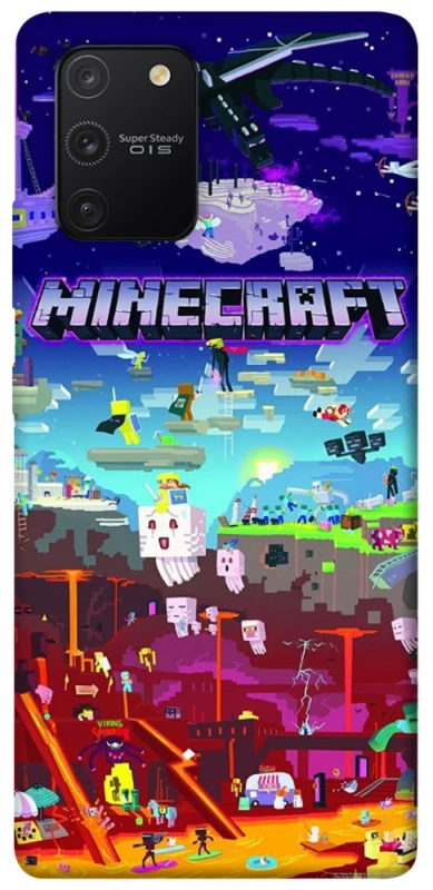 Чехол на Samsung Galaxy S10 Lite Minecraft world фото 1 из 1