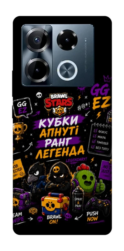 Чохол на Infinix Note 40 Pro 4G Brawl Stars collage фото 1 з 1
