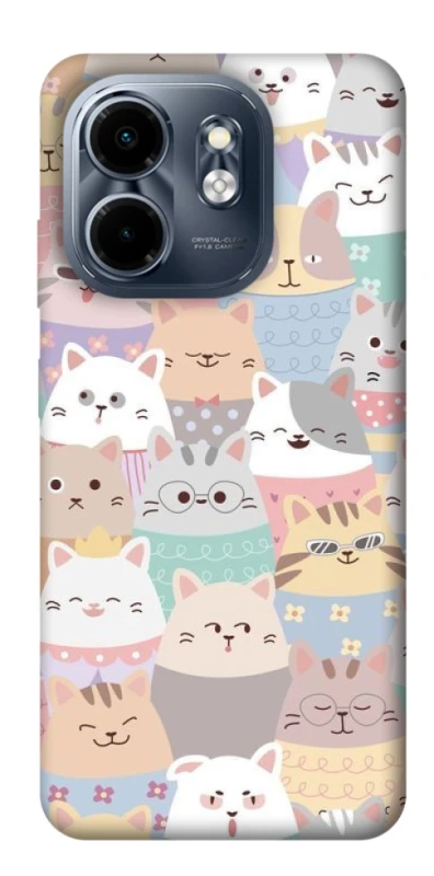 Чохол на Infinix Smart 9 4G / Hot 50i Funny Kittens ver.2 фото 1 з 1